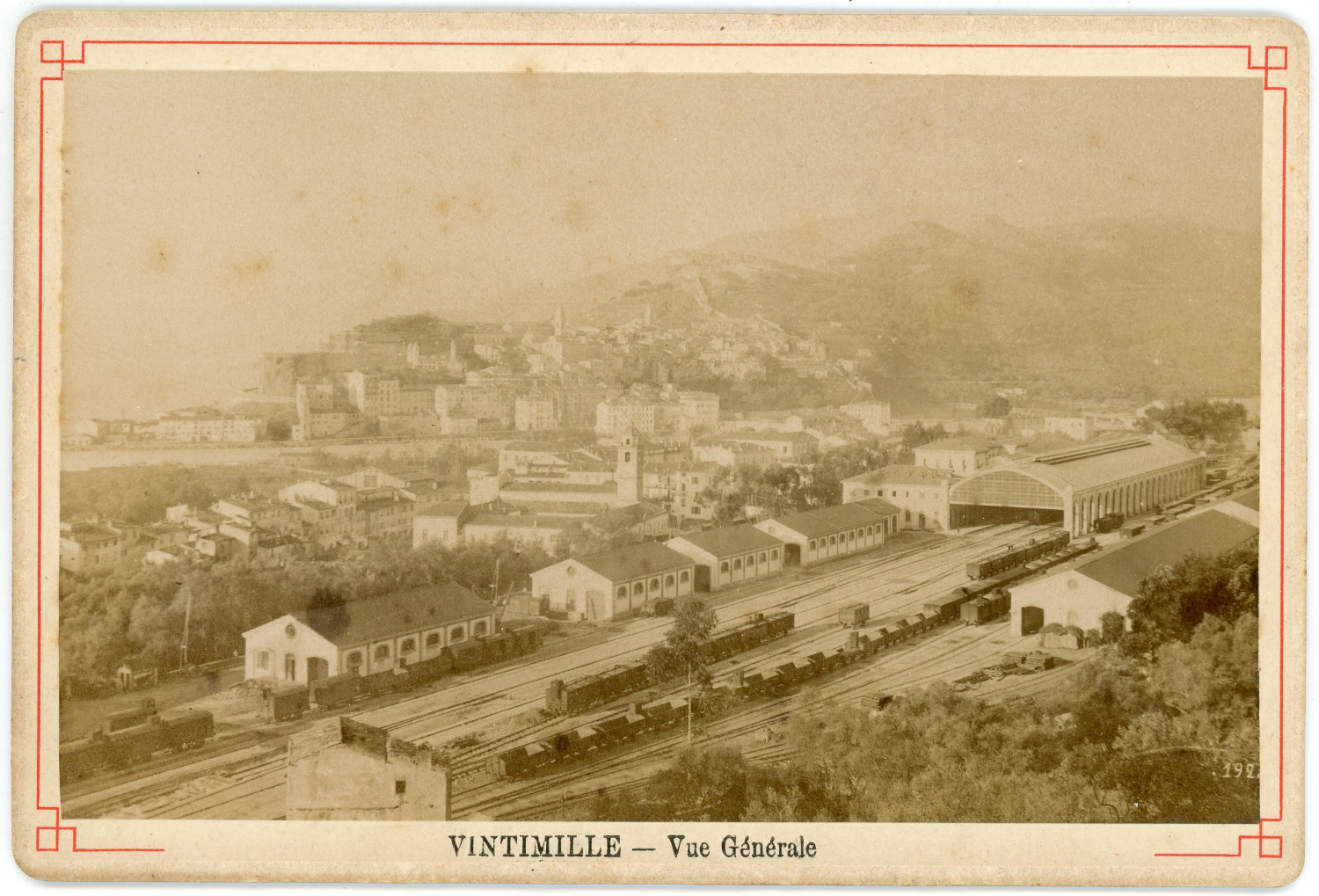 Tirage Albuminé Vintage - Italie, Valteline Von Altbad Bormio - Circa 1880 - Format 19x26,5 Cm
